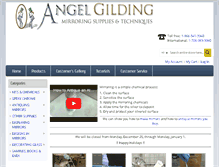Tablet Screenshot of angelgilding.com